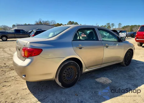 2010 Toyota Corolla Le z USA, uszkodzony, nr VIN 2T1BU4EE2AC228906